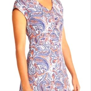 Title nine daring purple v neck dress